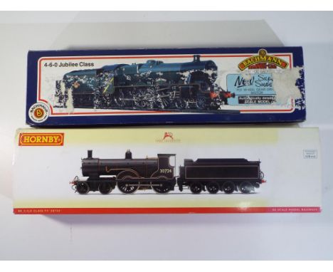 Model Railways - two steam locomotives in original boxes comprising Bachmann Jubilee class steam locomotive, reference #31-15