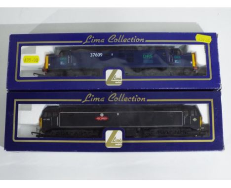 Model Railways - two Lima OO gauge diesels, comprising a Class 37 in DRS Livery #204796 and Class 47 diesel #204703 A8, locos