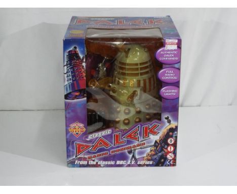 Dr Who - Product Enterprise - a boxed 12 inch Classic Radio Command Dalek, item appears m in m box. Estimate £30 - £50