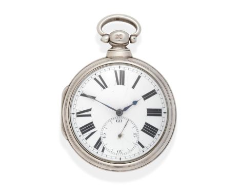 An Unusual Large Size Pair Cased Verge Pocket Watch, signed Wm Farnill, Rotherham, 1825, gilt fusee movement signed and numbe