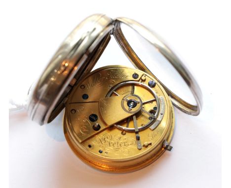 A Rare Savage Two-Pin Lever Escapement Pocket Watch, signed Walter Tucker, Exeter, 1830, gilt fusee movement signed and numbe