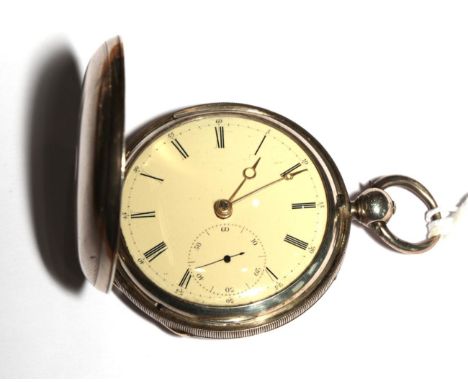 A Silver Full Hunter Massey Type III Lever Escapement Pocket Watch, signed John Harrison, Liverpool, 1838, gilt fusee lever m