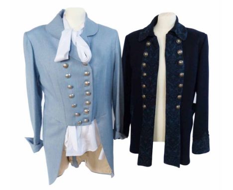 Two Moloh military style jackets and a white shirt, both jackets are a UK size 16, shirt is a UK size 14, first jacket is lig