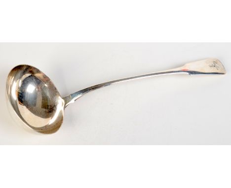 A George III silver ladle, London, 1819, 6ozs.