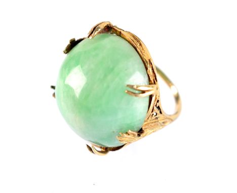 A jade ring.
