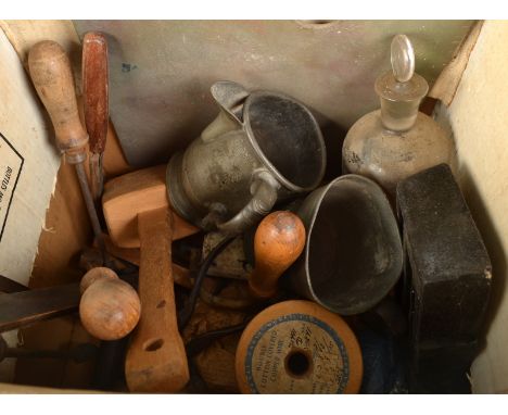 A box of tools etc.