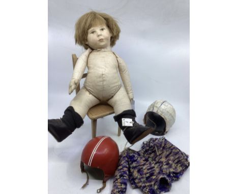 Christine Adams Tiny Tots Vintage cloth prototype doll the first doll she ever to made &nbsp;; Ralph 1977 Series A.


(One of