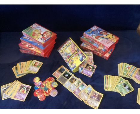 Pok&eacute;mon vintage Card interest ; several warner brothers red box Pok&eacute;mon games &nbsp;in good order, a Mewtwo Vs 