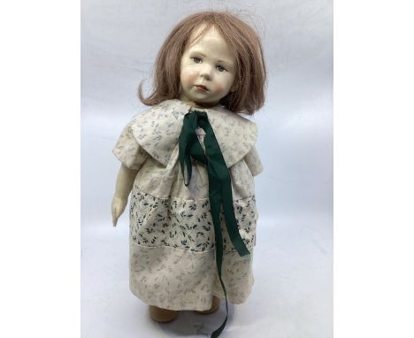 Christine Adams Tiny Tots Vintage cloth  doll the first doll she ever to made  ; Rosemary 1980 Series A. (One of a large numb