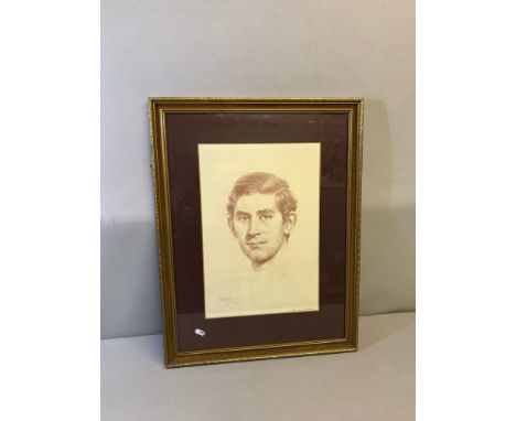 Leonard Boden signed print titled "Windsor 1971" stamped with Fine Art trade Guild. 