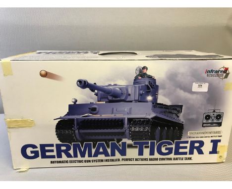 Heng Long 1/16 scale real radio controlled battle tank "German Tiger 1" unchecked 