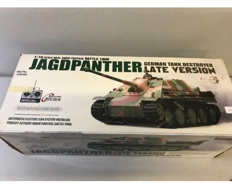 Heng Long 1/16 scale real radio controlled battle tank "Jagdpanther" unchecked 