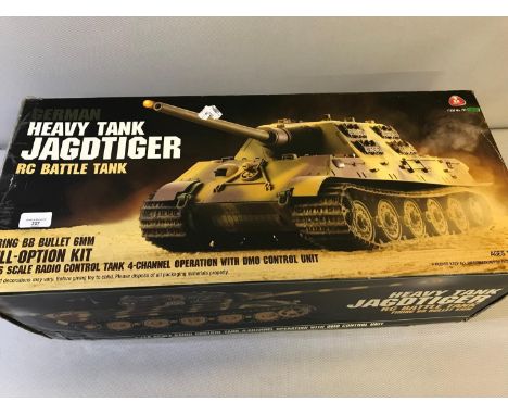 Heng Feng 1/16 scale real radio controlled battle tank "German heavy tank Jagdtiger" unchecked 