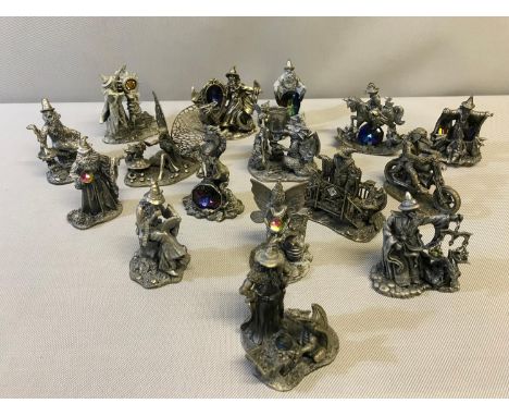 A Collection of Myths & Magic heavy pewter figures 