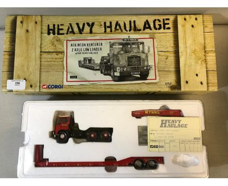 Corgi 1:50 scale model CC12506 Atkinson Venturer 2 axle low loader (Wynns Heavy Haulage), complete with original box & certif