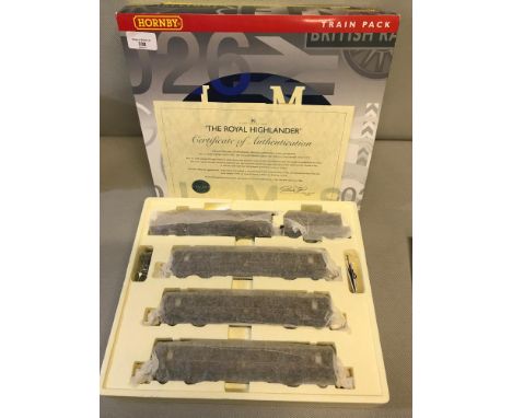 Hornby OO gauge scale model 'The Royal Highlander' Train pack, complete with original box, in a new condition 