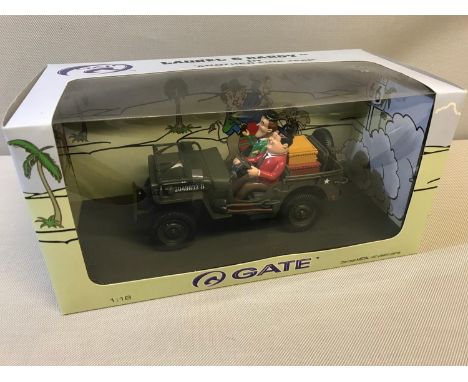 G GATE Laurel & Hardy "In another fine jeep" model 