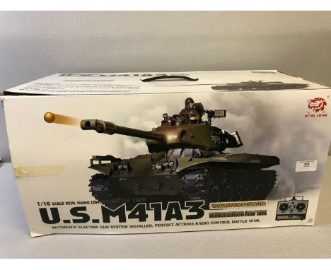 Heng Long 1/16 scale real radio controlled battle tank "U.S.M41A3" unchecked 