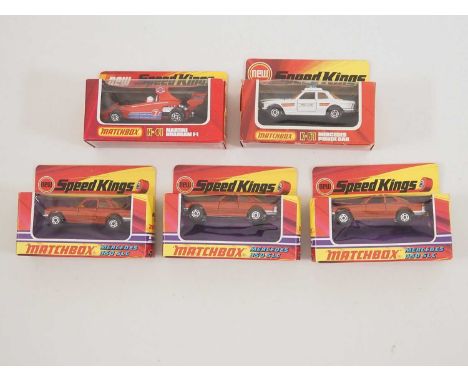 A group of MATCHBOX vintage diecast Speed Kings comprising 3x K-48, K-41 and K-51 - VG/E in VG boxes (5)