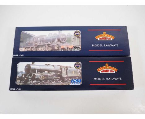 A pair of BACHMANN OO gauge steam locomotives comprising a 31-176DC Jubilee Class 'Alberta' (DCC fitted) together with a 32-8