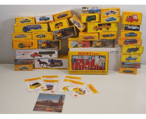 A group of ATLAS DINKY diecast vehicles from the French and English ranges, a significant number still sealed - VG/E in VG/E 
