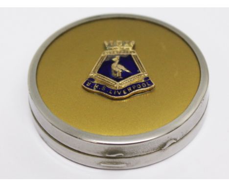 A H.M.S. Liverpool compact. Diam.5.2cm
