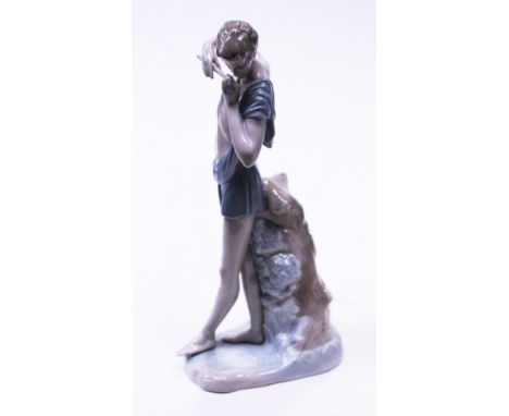 A large Nao figure boy with flute