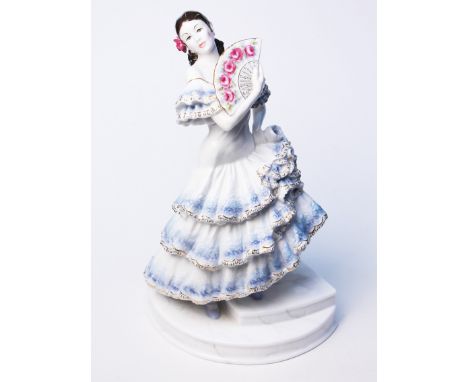 A Royal Worcester figure Maria. H34cm