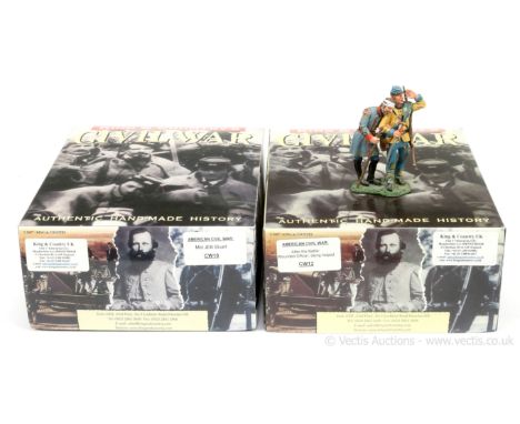King &amp; Country American Civil War Series, comprising: Set CW010 - Jeb Stuart Mtd &amp; Set CW012 - After the Battle [2 Fi