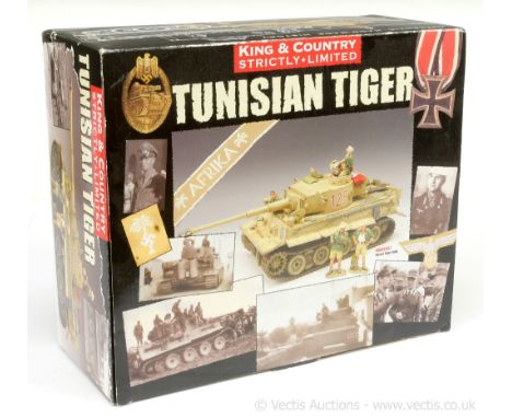 King &amp; Country - Afrika Korps Range [2008 Issue], comprising: Limited Edition [1250] Set AK39 SL - Tunisian Tiger [Desert