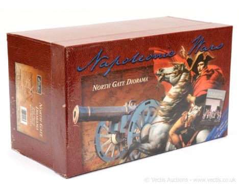 Britains, Napoleonic Series Waterloo Range, comprising: Set 00148N - Hougoumont - North Gate Diorama Set [Osprey Collaboratio