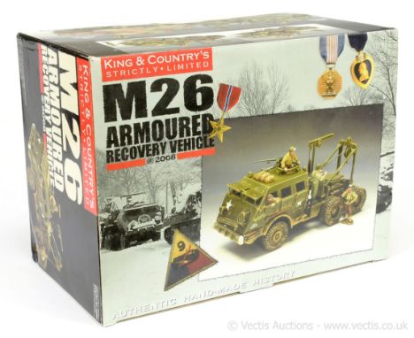 King &amp; Country - W.W.II - D. Day Range [Strictly Limited 1/1250 Edition], comprising: Set DD104(SL) - M26 Armoured Recove