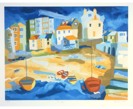 Richard Tuff (b.1965), "St. Ives", limited edition print in colours, 165/250, signed in the margin, 50 x 65cm 
