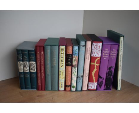 Folio Society. Literature and Poetry selection. Includes: Tolkien, J. R. R. - The Hobbit. 2001, 5th printing; Eco, Umberto - 