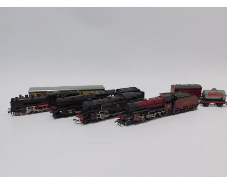 A Marklin Tank Locomotive 24058, Hornby Meccano Tank Locomotive 0054, further locomotives, coaches, and wagons, (qty).