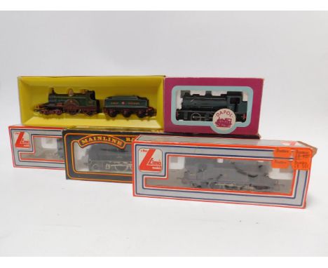 A Palitoy 00 gauge model locomotive and tender, Illustrious, British Railways green livery, 4-6-0, 45532, Tri-ang Hornby 00 m