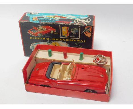A Schuco Elektro-Phenomenal Self Steering Car, No 503, boxed with leaflet.