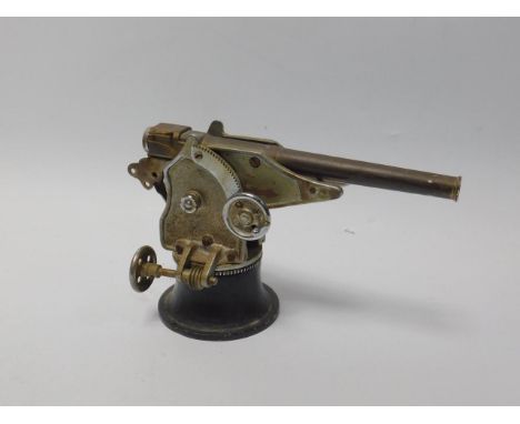 A Marklin Scale Model of a Naval Deck Gun, stamped mark, (AF).