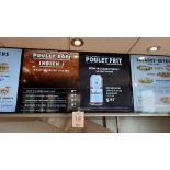 Wall-Mounted Menu TV