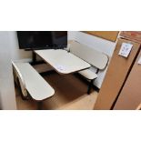Cafeteria Table & Bench Unit