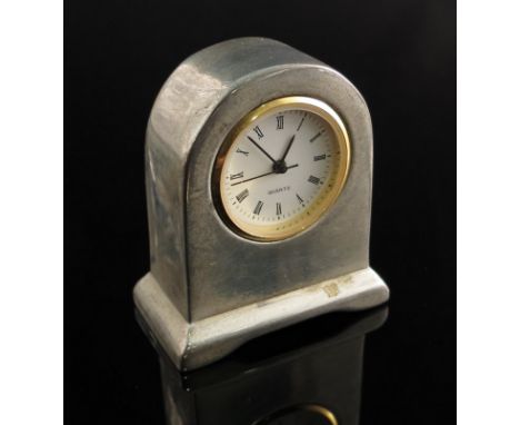 A Saint Hilaire Paris miniature mantel clock, 4cm tall in original case