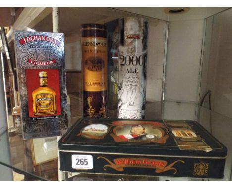Bottle of Malt Scotch Whiskey of 35cl with box; one other bottle of Scotch Whiskey of 75cl, boxed plus 6 miniature bottles of
