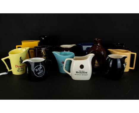 Brewenalia Interest. A Collection of Wade Advertising Jugs (13 in total) Comprising of Worthington, Dewarts, Benson and Hedge