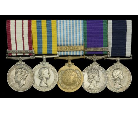 Five: Shipwright First Class W. R. Smith, Royal Navy, who served in H.M.S. Amethyst throughout the ‘Yangtze Incident’  Naval 