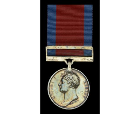 Waterloo 1815 (George Barnett, Royal Artillery Drivers.) fitted with a later silver clip and straight bar suspension, light p