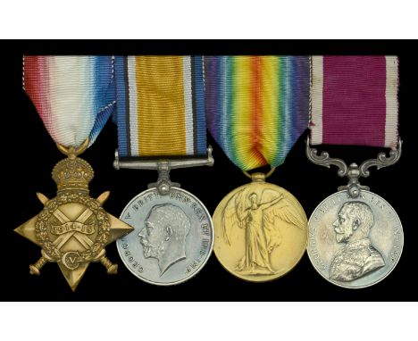 Four: Temporary Staff Sergeant G. H. Foulkes, Army Service Corps  1914-15 Star (S-21080 Cpl. -A. Sjt.- G. H. Foulkes. A.S.C.)