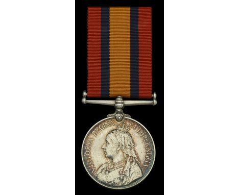 Queen’s South Africa 1899-1902, no clasp (Captain H. S. Browning. Lanc: R.G.A. Mil:) contact pitting overall, therefore good 