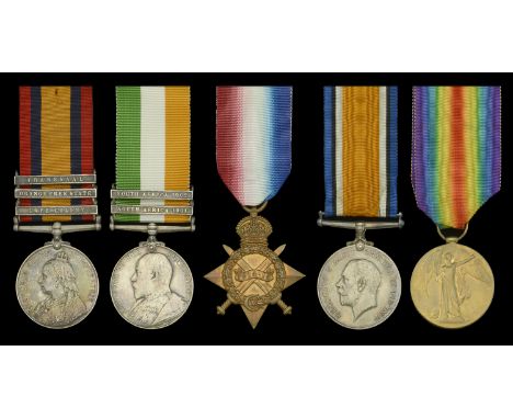 Five: Sergeant S. Badby, Oxfordshire Light Infantry, later Oxfordshire and Buckinghamshire Light Infantry, who was killed in 