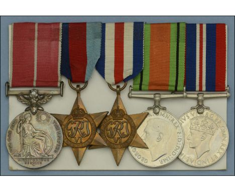 A Second War ‘North West Europe’ B.E.M. group of five awarded to Staff Sergeant C. J. Martin, Royal Artillery  British Empire
