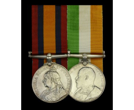 Pair: Nursing Sister Catherine Terry, Princess Christian’s Army Nursing Service Reserve  Queen’s South Africa 1899-1902, no c